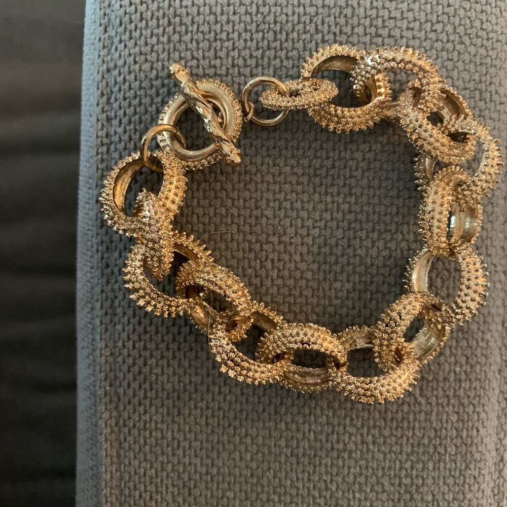 *2 for $20* Chunky Gold-coloured metal chain bracelet